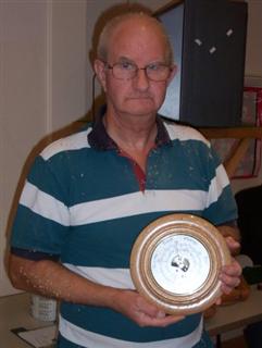 John with the finished barometer